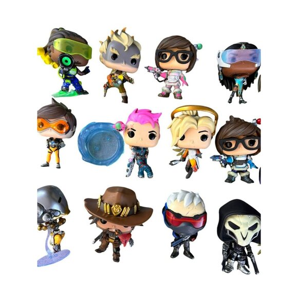 Funko Pop! 14 Overwatch Vinyl Figures Loose Lot - Picture 4 of 5
